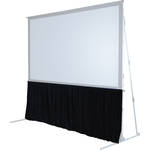 The Screen Works 48" Skirt for the 12x12' E-Z Fold Projection Screen-Burgundy