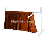 The Screen Works 48" Skirt for the 4'4"x6'4" E-Z Fold Projection Screen-Burgundy