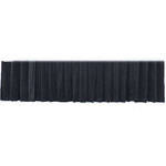 The Screen Works Drapery Panel for the 18'x50" Classic Screen - Velour - Black 