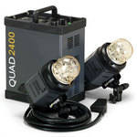 Bowens QUAD 2400 Two Head Studio Set (110-240V)