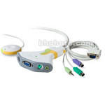 Belkin Flip - 2-Computer PS/2 KVM Switch with Audio Support