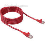 Belkin CAT5E 10/100 Base-T Patch Cable RJ-45 - 10' (3.05 m) - Red