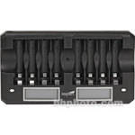 Impact Carregador de Baterias AA/AAA de 8 Baias com Display LCD