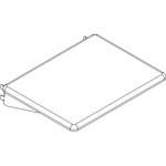 Balt Optional Shelf for Xtra Wide Presentation Cart, Model 34444 (Gray)