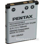 Pentax D-LI63 Rechargeable Lithium-Ion Battery (3.7V, 740mAh)