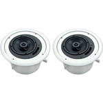 Atlas Sound FAP62T Strategy II Coaxial Ceiling System Speakers (Pair / White)