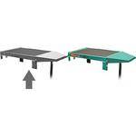 Luxor Single Drop Leaf for AVJ42 Adjustable Height Table (Black)