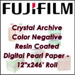 Fujifilm Crystal Archive Color Negative Resin Coated Digital Pearl Paper - 12"x246' Roll  (Glossy)