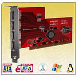 FirmTek SeriTek/2SE4 4-Port PCI-X eSATA Host Adapter for Mac and Windows