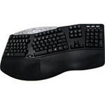 Adesso PCK-208B - Teclado Ergon�mico USB Tru-Form Media com Contorno e Teclas de Atalho (Preto)