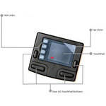 Adesso GP-415PB PS/2 Smart Cat Pro 4-Button + 4 Hotlinks Touchpad (Black)