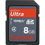 SanDisk 8GB Ultra SDHC Memory Card