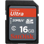 SanDisk 16GB Ultra SDHC Memory Card