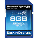 Delkin Devices 8GB eFilm SDHC PRO Memory Card