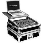 Marathon MA-19MIXLT 19" DJ Slant Mixer Case with Laptop Shelf (Black and Chrome)
