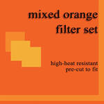 Dedolight Orange CTO 10 Gel Filter Set for DBD400 Barndoors