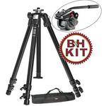 Manfrotto BO190XDB501K Video Tripod System (Black)