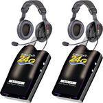 Eartec 2 Simultalk 24G Beltpacks with ProLine Double Headsets
