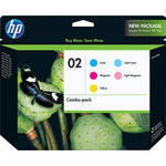 HP / Hewlett Packard HP 02 Inkjet Print Cartridge Color Combo Pack 