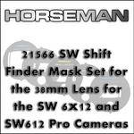 Horseman 21566  SW Shift Finder Mask Set for the 38mm Lens