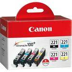 Canon CLI-221 Ink Tanks (4 Pack)