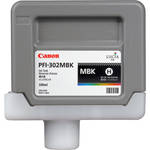 Canon LUCIA PFI-302MBK: 330ml Pigmented Matte Black Ink Tanks 