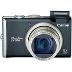 Canon PowerShot SX200 IS Digital Camera (Black)