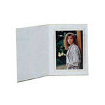 B. Oshrin Whitehouse Folder (6 x 8", White with Gold Trim, 25 Pack)