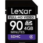 Lexar 4GB SDHC Full-HD Video Memory Card