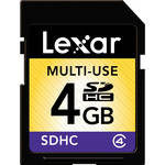 Lexar 4GB Secure Digital High Capacity (SDHC) Card