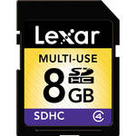 Lexar 8GB Secure Digital High Capacity (SDHC) Card