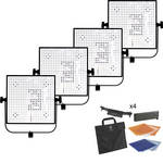 Litepanels 4 Light 1X1 Daylight Flood LED Light Kit 