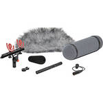 DPA Microphones 4017-R Professional Short Shotgun Microphone with Rycote Accessories