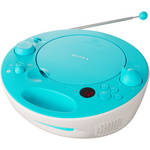 Sony ZS-E5 Colorful CD Boombox With AM/FM Tuner (Aqua)