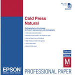 Epson Cold Press Natural Textured Matte Paper - 8.5 x 11" - 25 Sheets
