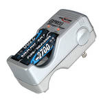 Ansmann 5107393 - Carregador de Bateria Compacto Express com 2 Baterias AA de 2700mAh