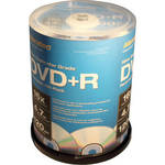 Aleratec DVD+R Silver 4.7GB 16x Recordable Disc (Spindle Pack of 100) 