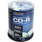 Aleratec CD-R Silver Duplicator Grade Recordable Disc (Spindle Pack of 100) 
