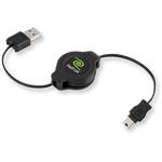 Emerge Technologies ReTrak Retractable USB 2.0 to Mini 5-Pin Cable