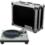 Technics SL-1200MK5 Analog DJ Turntable Kit with Marathon DJ Case (Silver)