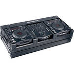 Marathon MA-DJCD10WBLK Flight Road Coffin Case (Black)
