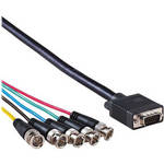 FSR CS-HD5BMM-6  HD-15M to 5 x BNC Male Cable [6' (1.83 m)]