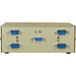 Comprehensive CSWM-DB91X4 DB9/RS-232C Female Data Switch Box
