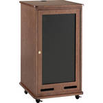 Da-Lite 21 Space Equipment Rack Cart (Gunstock Walnut Laminate)