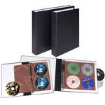 Lineco 463-D4BK Perma/Dur CD/DVD Albums (Holds 4 CDs, 11.6 x 7.5")