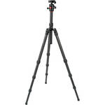 Oben CT-3420 4-Section Carbon Fiber Folding Tripod with BB-1T Ball Head