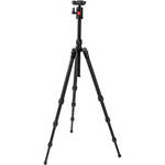 Oben AT-3400 - Trip� Dobr�vel em Alum�nio de 4 Se��es com Cabe�a de Esfera BA-00T