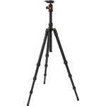 Oben AT-3410 - Trip� Dobr�vel em Alum�nio de 4 Se��es com Cabe�a de Esfera BA-00T