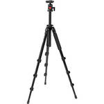 Oben AC-1410 - Trip� de Alum�nio de 4 Se��es com Cabe�a de Esfera BA-0