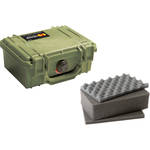 Pelican 1120 Case with Foam Olive Drab Green)